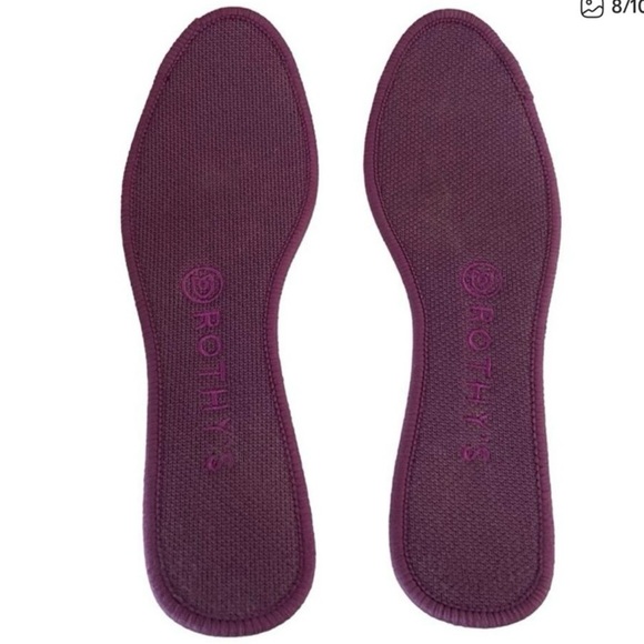 Rothy's RARE Wisteria Purple & White Women's Flats - 7 - Picture 7 of 8